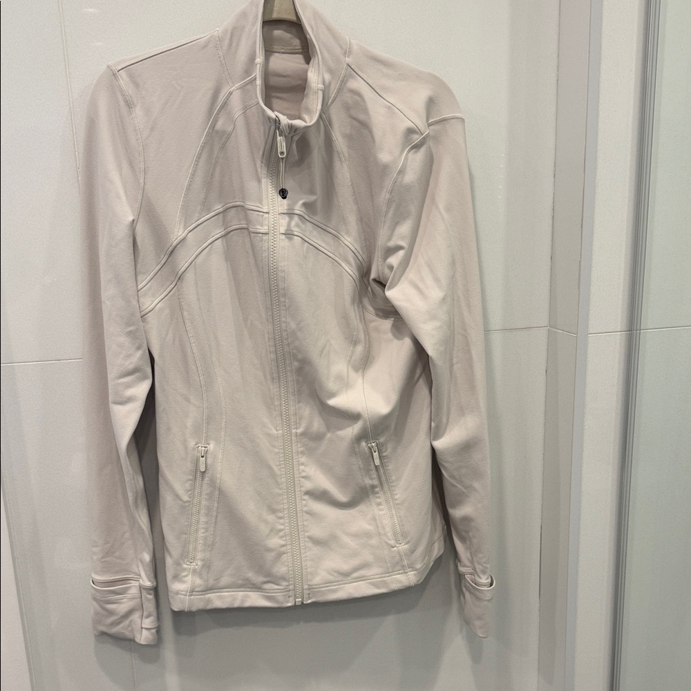 Lululemon Women's Define Lightweight Zip-Front Jacket - Cream
